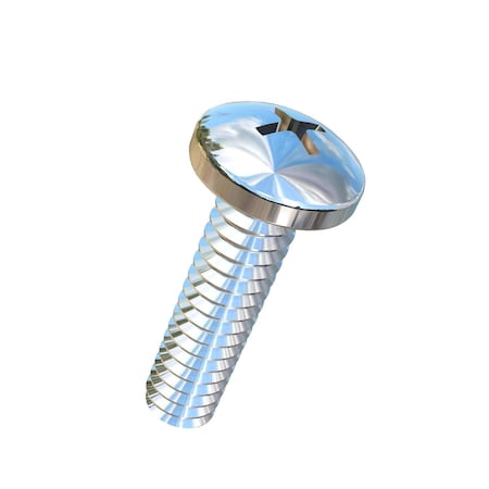 Allied Titanium #10-24 x 3/4 in Phillips Pan Machine Screw, Plain Titanium 0001531